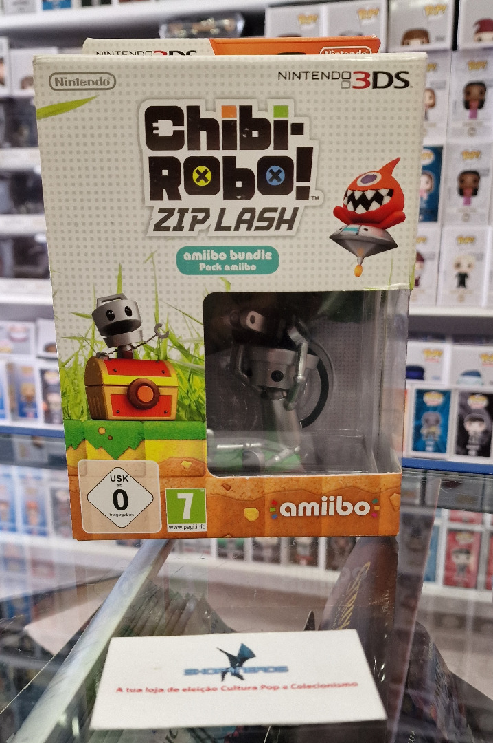 Chibi-Robot! Zip Lash + amiibo Nintendo 3DS (Seminovo)