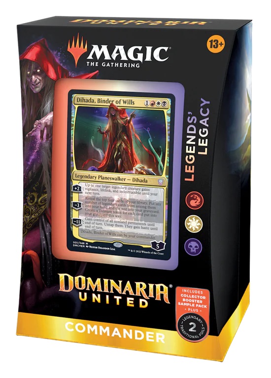 Magic the Gathering Dominaria United Commander Deck Legends’ Legacy English