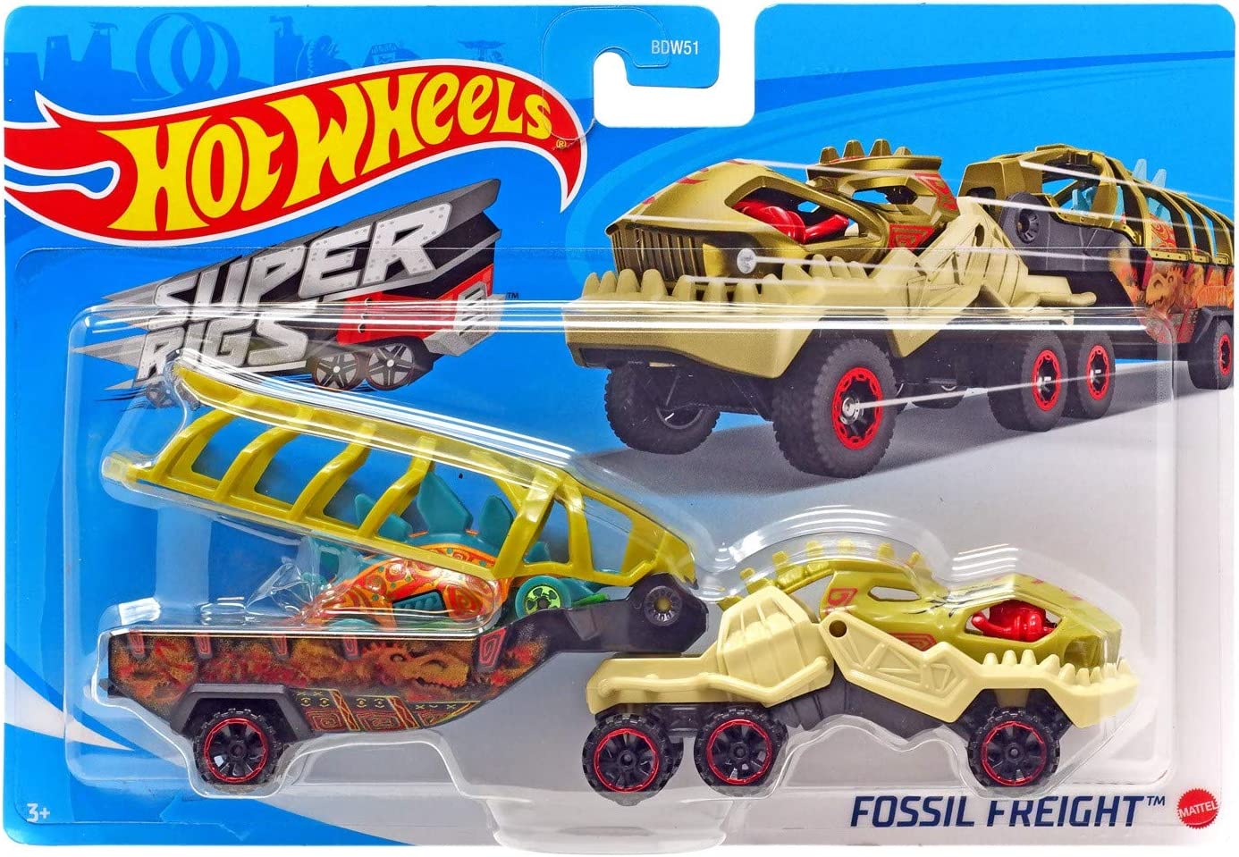 Hot Wheels Super Rigs Fossil Freight