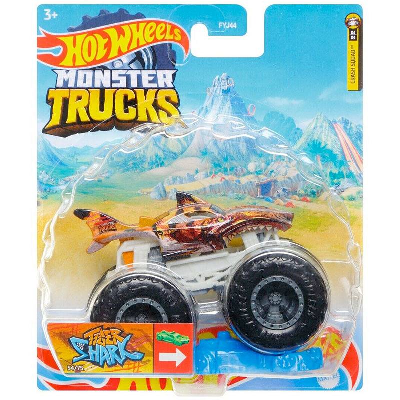 Hot Wheels Monster Trucks Diecast Tiger Shark