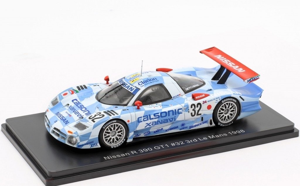 Spark Nissan R 390 GT1 #32 3rd Le Mans 1998 Suzuki/Hoshino/Kageyama 1:43
