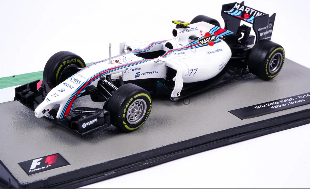 Altaya Valtteri Bottas Williams FW36 -77 British GP formula 1 2014 1:43