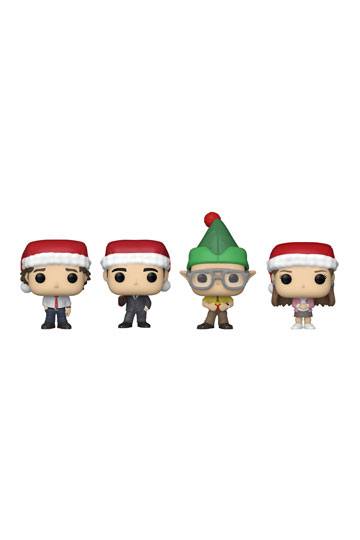 The Office Holiday 2022 Pocket POP! Vinyl Figures 4-Pack Tree Holiday Box 4
