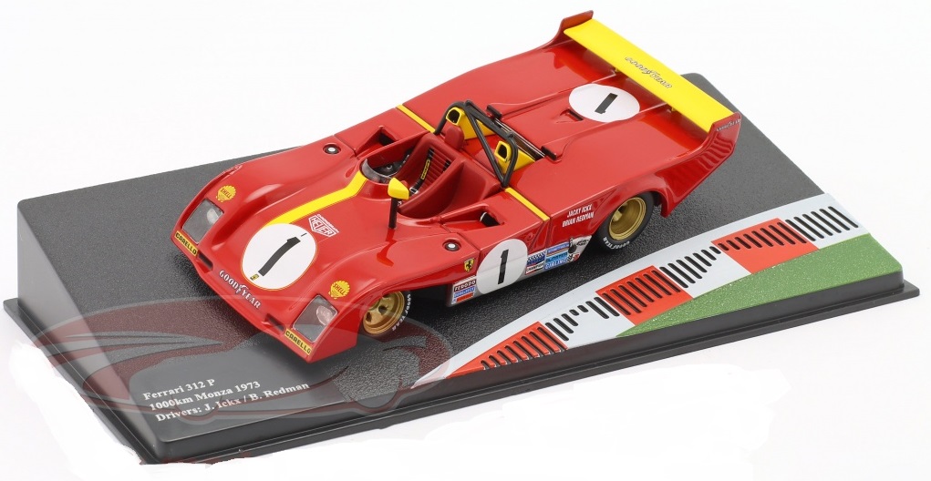 Altaya Ferrari 312 P #1 winner 1000km Monza 1973 Ickx/Redman 1:43