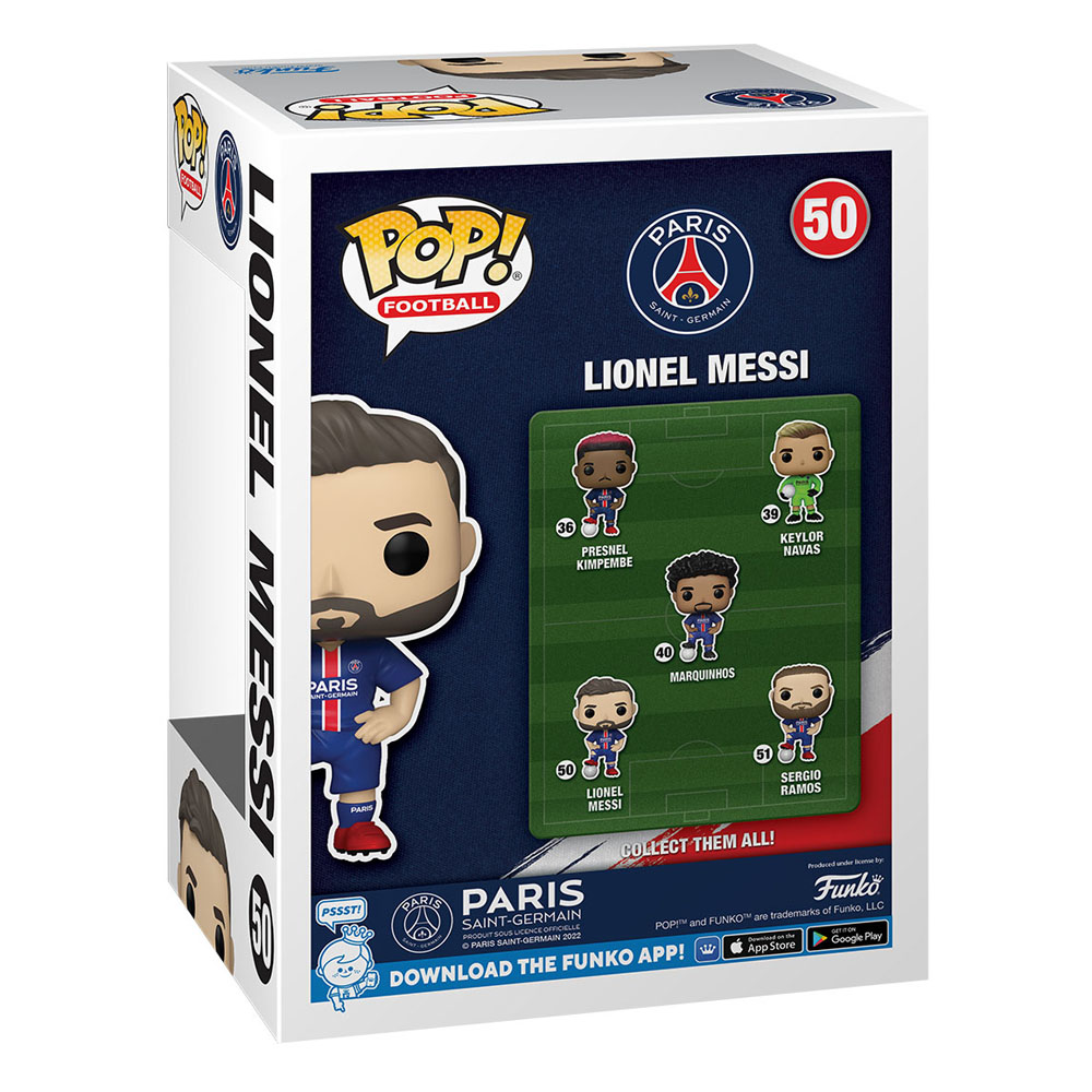 Paris Saint-Germain F.C. POP! Football Vinyl Figure Lionel Messi 9 cm