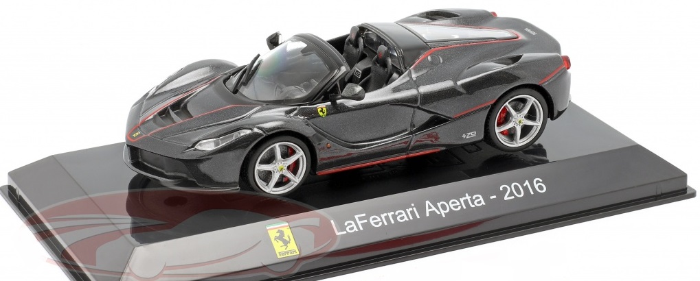 Altaya Ferrari LaFerrari Aperta year 2016 black 1:43 