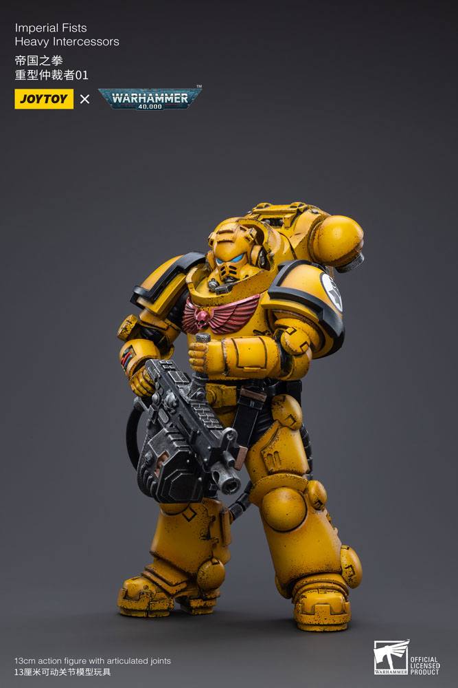 Warhammer 40k Action Figure 1/18 Imperial Fists Heavy Intercessors 01 13 cm