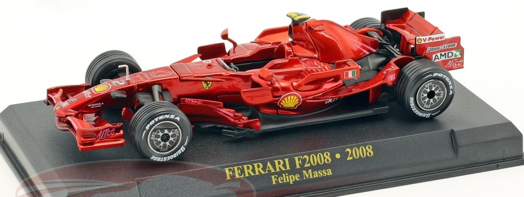 Altaya Felipe Massa Ferrari F2008 #2 formula 1 2008 1:43