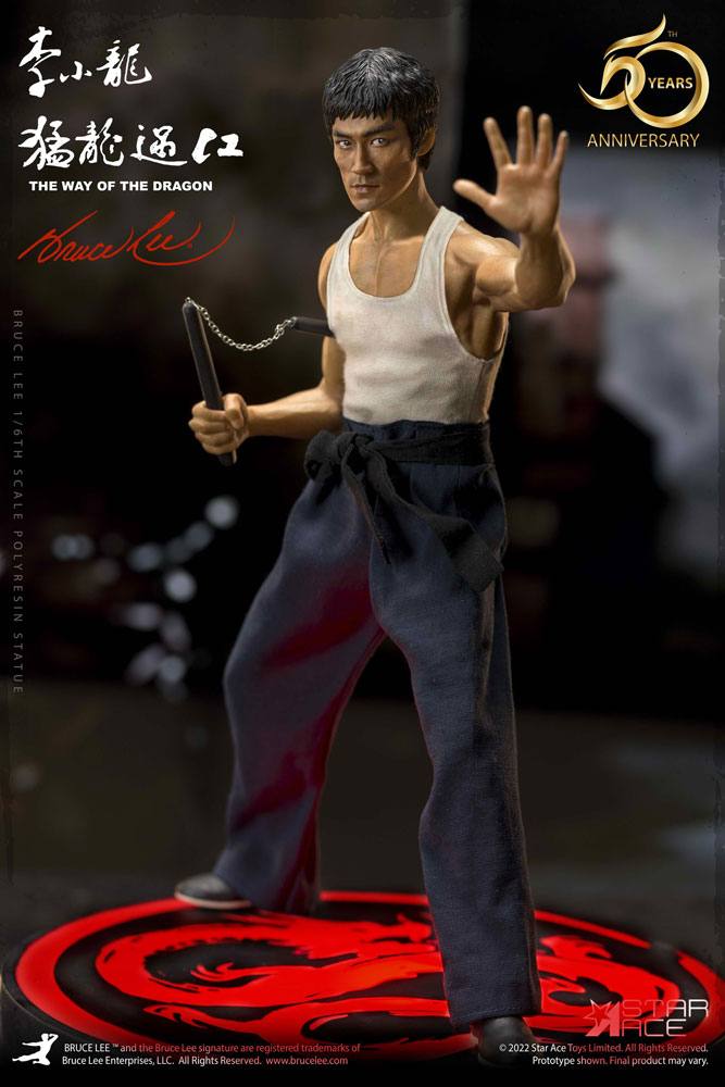 The Way of the Dragon Statue 1/6 Tang Lung Bruce Lee Deluxe Version 32 cm