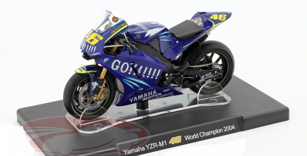 Altaya Valentino Rossi Yamaha YZR-M1 #46 MotoGP World Champion 2004 1:18