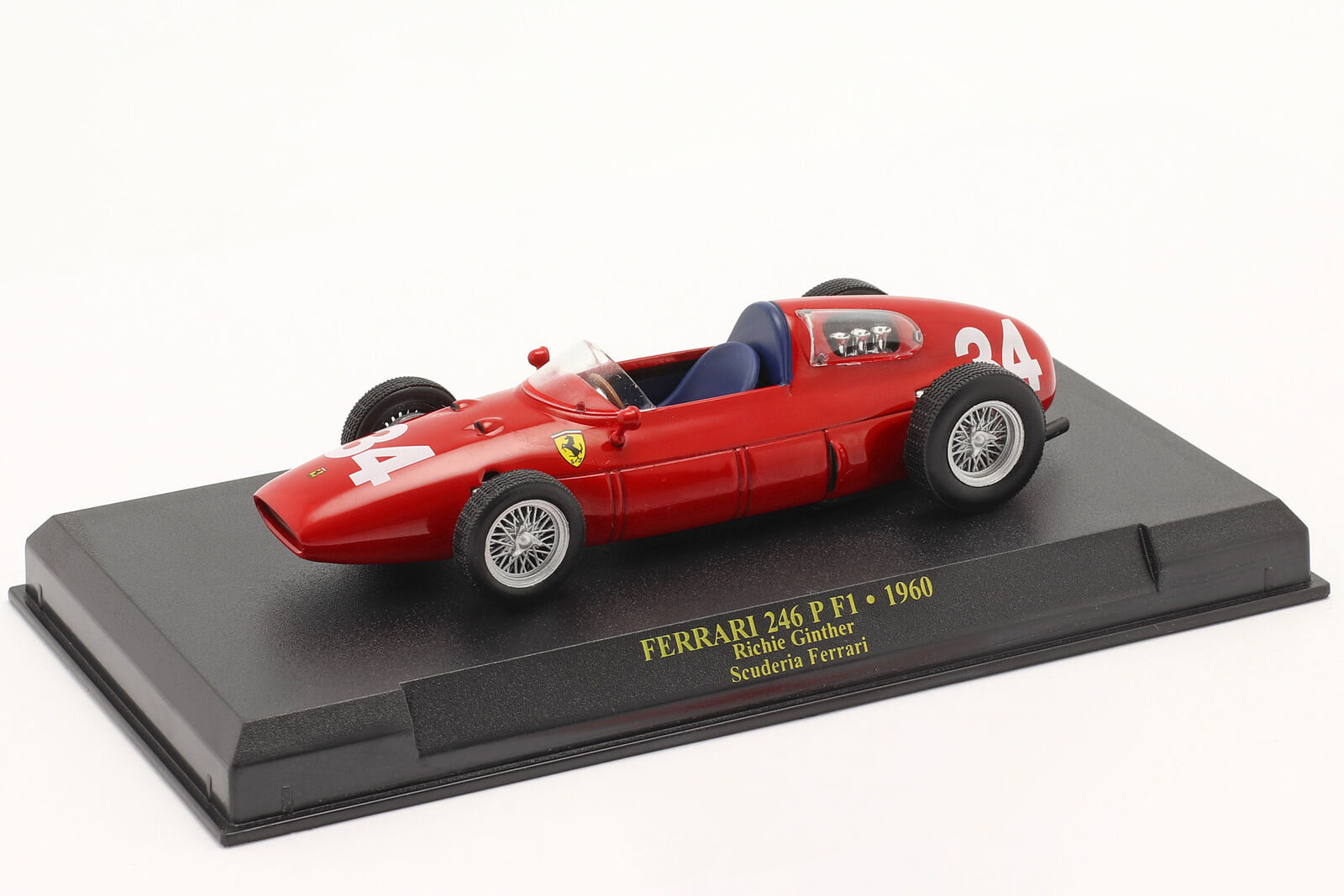Altaya Richie Ginther Ferrari Dino 246 P #34 Monaco GP Fórmula 1 1960 1:43