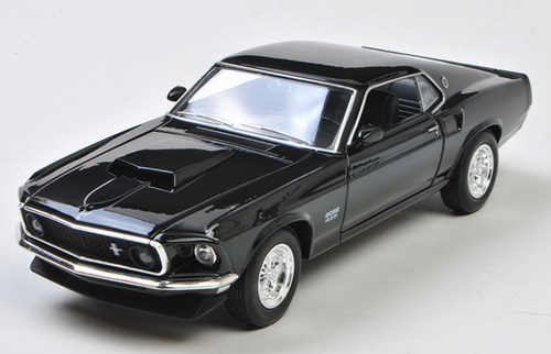 Welly Ford Mustang Boss 429 Black 1:24