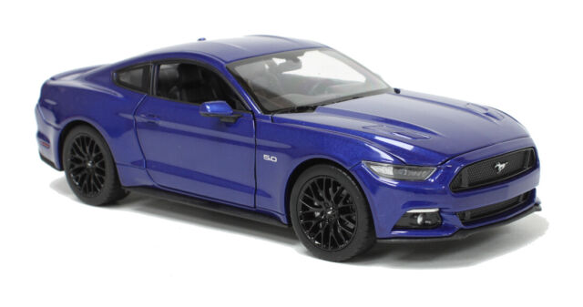 Welly Ford Mustang Mustang GT 2015 Blue Metallic 1:24