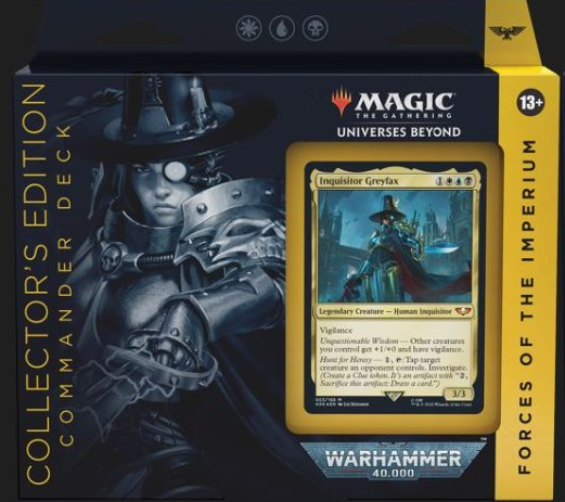 Magic TCG / Warhammer Collector Ed. Commander Deck Forces of the Imperium