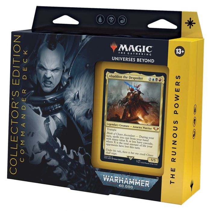 Magic TCG / Warhammer Collector Ed. Commander Deck The Ruinous Powers