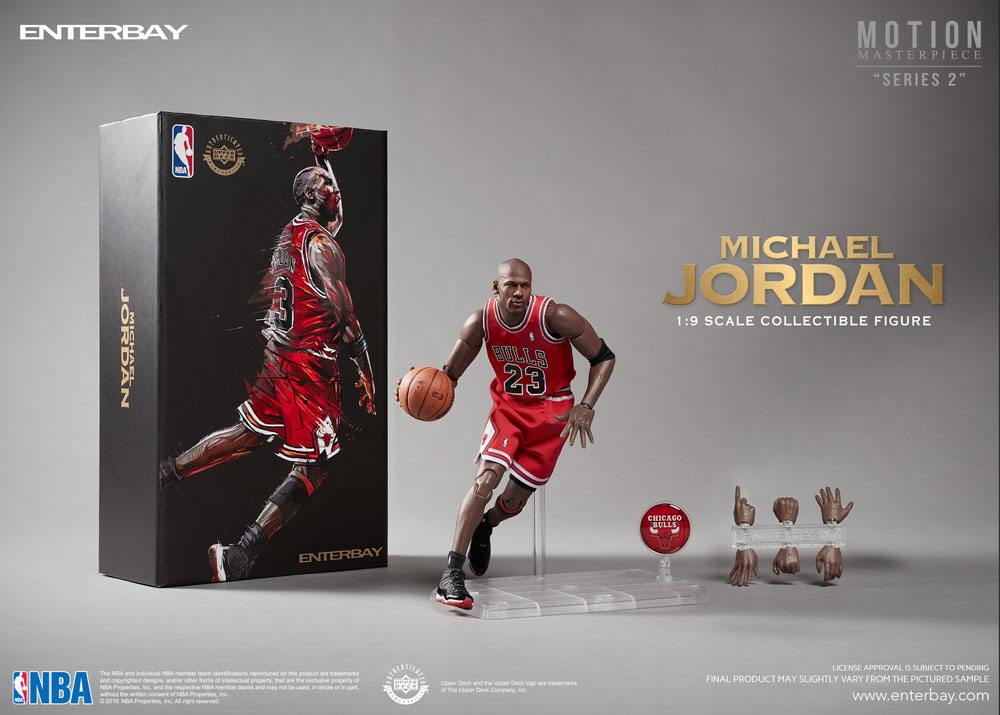 NBA Collection Motion Masterpiece Actionfigur 1/9 Michael Jordan 23 cm
