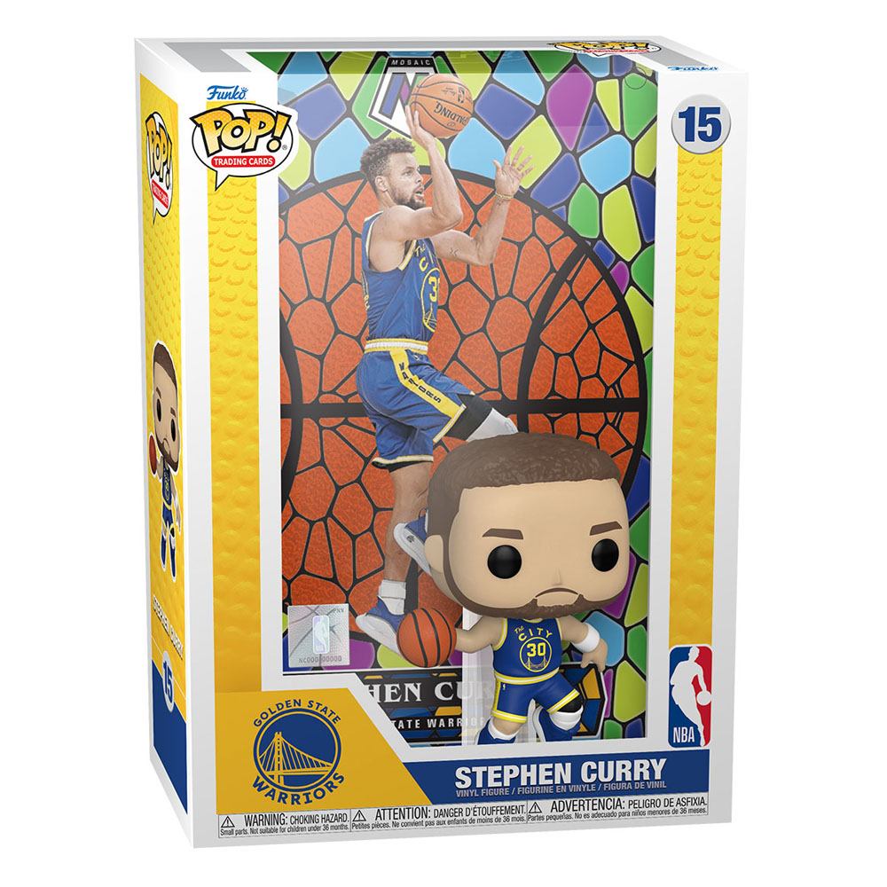 NBA POP! Trading Cards Vinyl Figure Stephen Curry (Mosaic) 9 cm