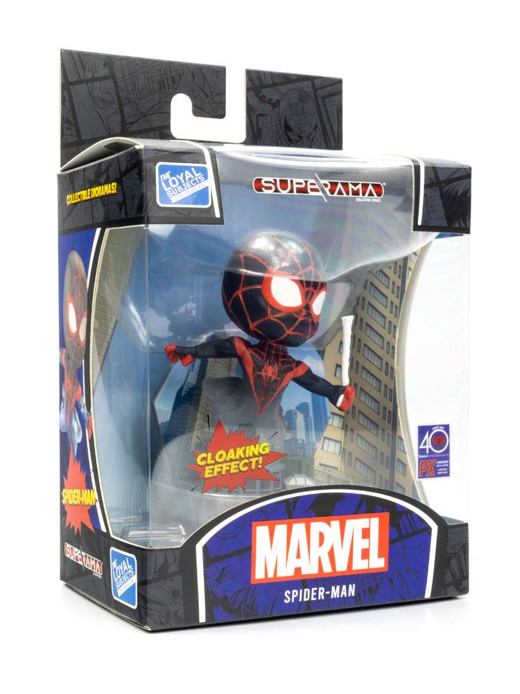 Marvel Superama Mini Diorama Spider-Man (Miles Morales) Cloaking Effect
