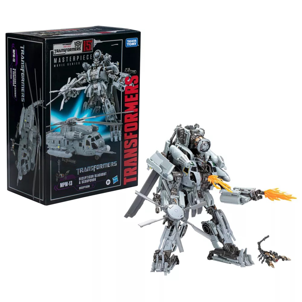 Transformers Masterpiece Action Figure Decepticon Blackout & Scorponok