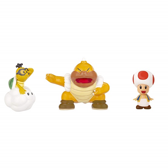 World of Nintendo Red Toad + Lakitu +  Super Sumo Bros 3-Pack