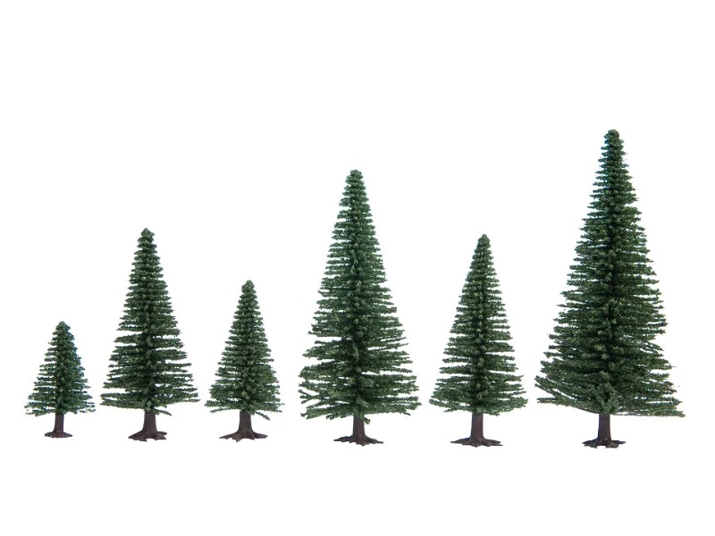 Noch Model Fir Trees (50 pieces) 5 - 14 cm - Pack de Árvores