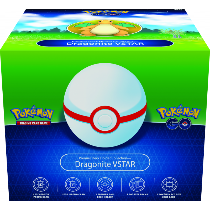 Pokémon-Pokémon Go Premier Deck Holder Collection Dragonite VSTAR (English)