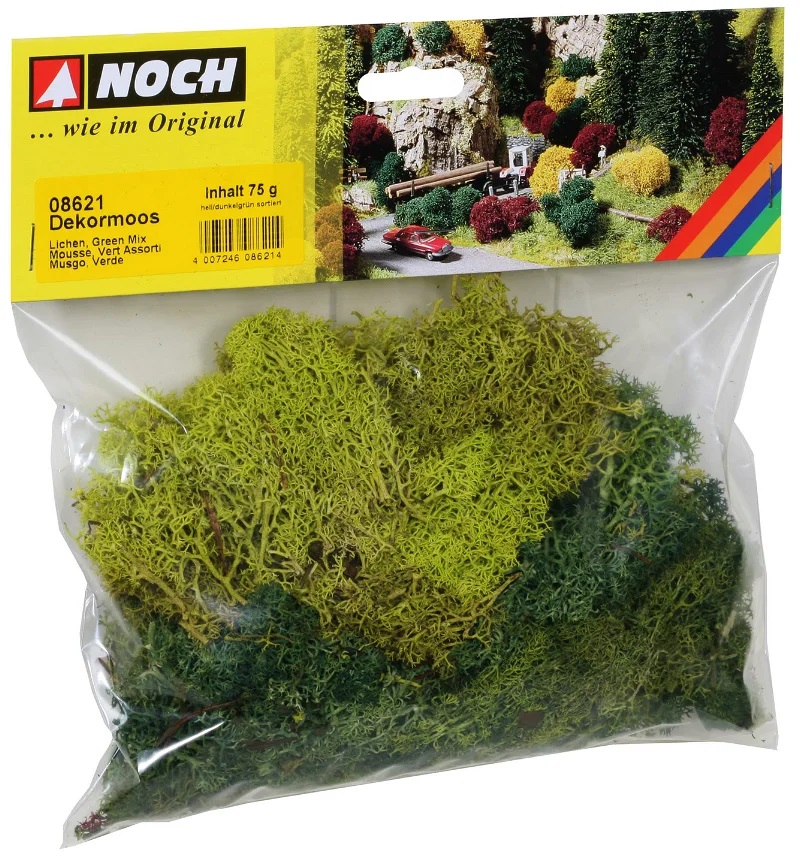 Noch Green Mix Moss - Sortido Musgos Verdes 75 g