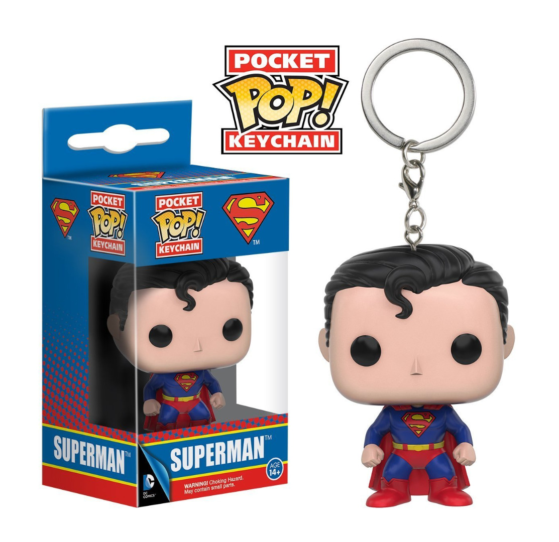Funko Pocket POP! Keychain - DC Comics: Superman Vinyl Figure