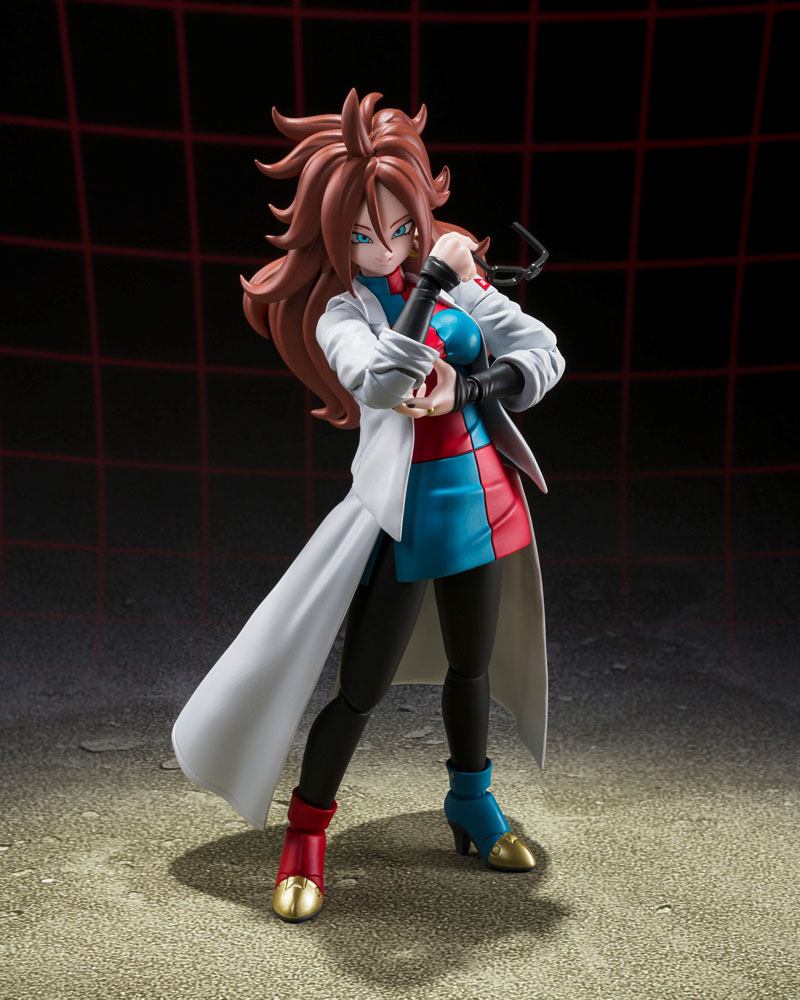 Dragon Ball FighterZ S.H. Figuarts Action Figure Android 21 (Lab Coat) 15 c