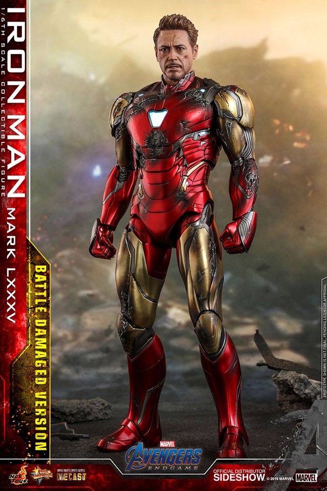 Marvel: Avengers Endgame Battle Damaged Iron Man Mark LXXXV 1:6 Scale 