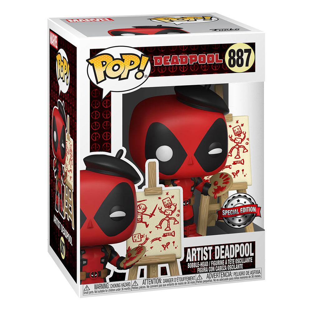 Marvel Deadpool 30th Anniversary POP! Vinyl Figure Artist Deadpool 9 cm
