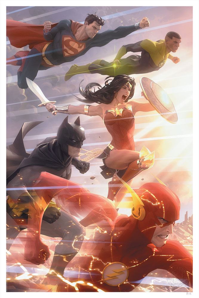 DC Comics Art Print Justice League #49 41 x 61 cm - unframed