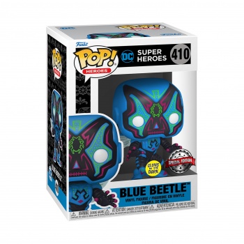 Funko POP! Heroes: Dia De Los DC- Blue Beetle (GW) 10 cm
