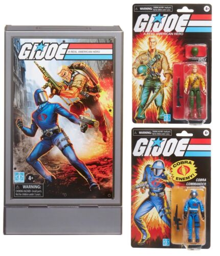 Duke Vs. Cobra Commander 2-Pack. G.I. Joe Retro Collection