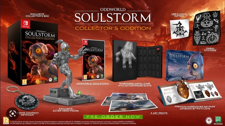 Oddworld Soulstorm Collectors Edition Nintedo Switch (Novo)