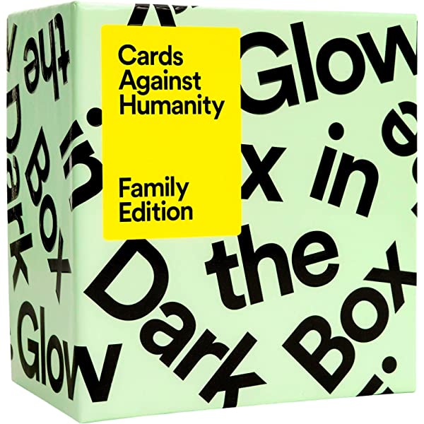 Cards Against Humanity Family Edition with Glow in the Dark Box 