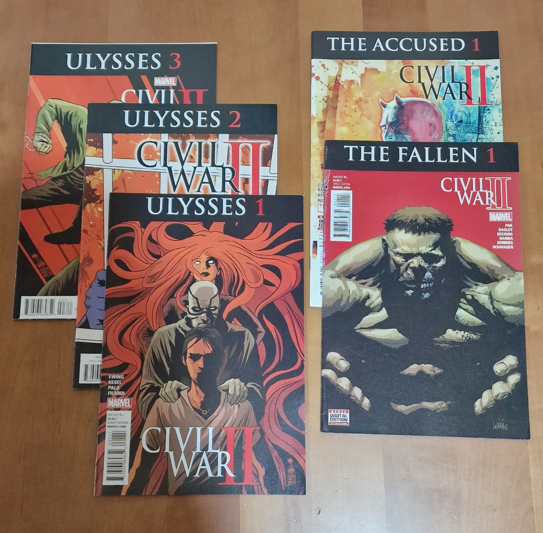 Marvel Comics - Civil War II - Ulisses (Saga Completa)+The Accused & Fallen