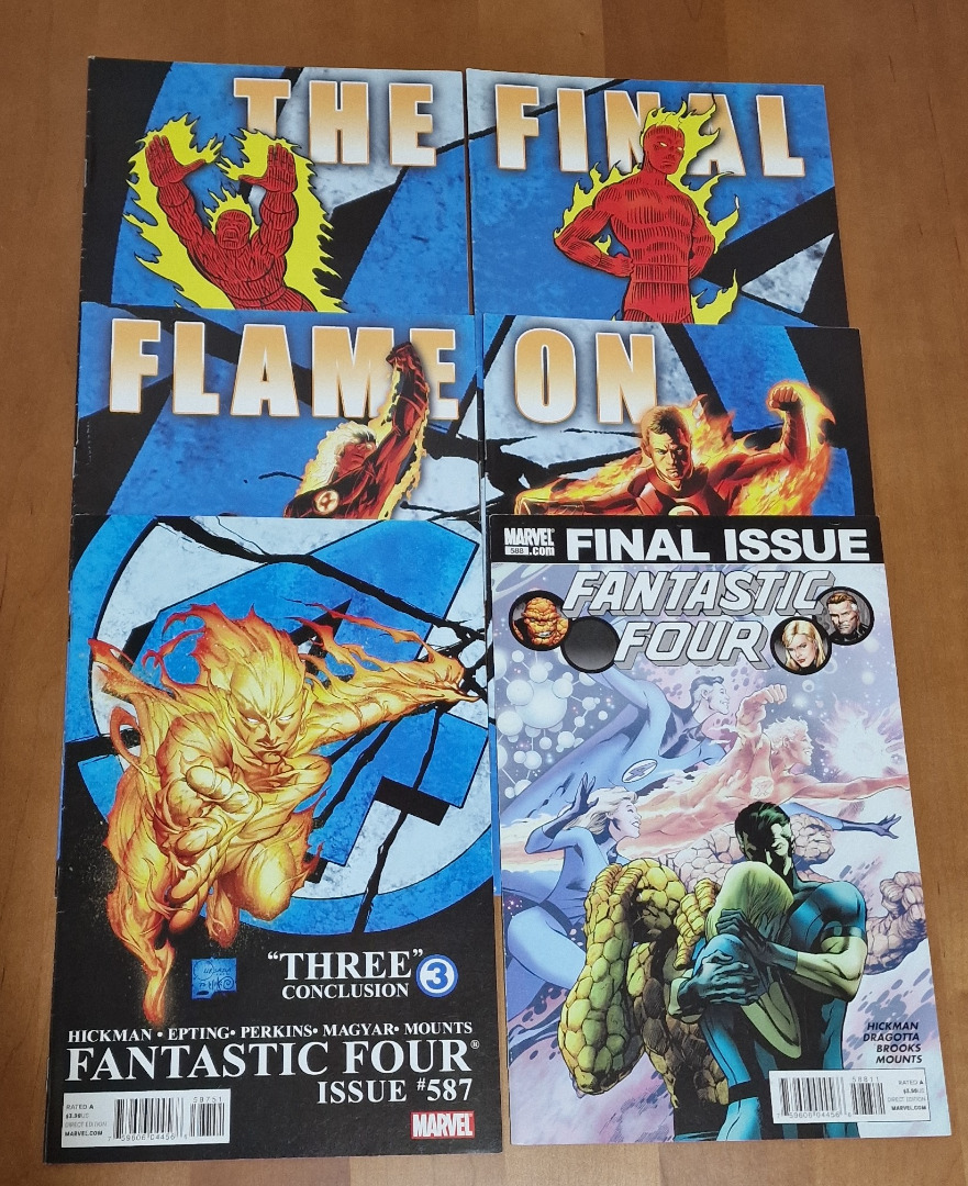 Marvel Comics - Fantastic 4 -The Final Flame On (Death of Johnny Storm)- EN