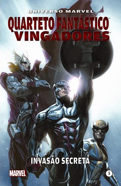 Marvel Comics - Quarteto Fantástico & Vingadores: Invasão Secreta - PT