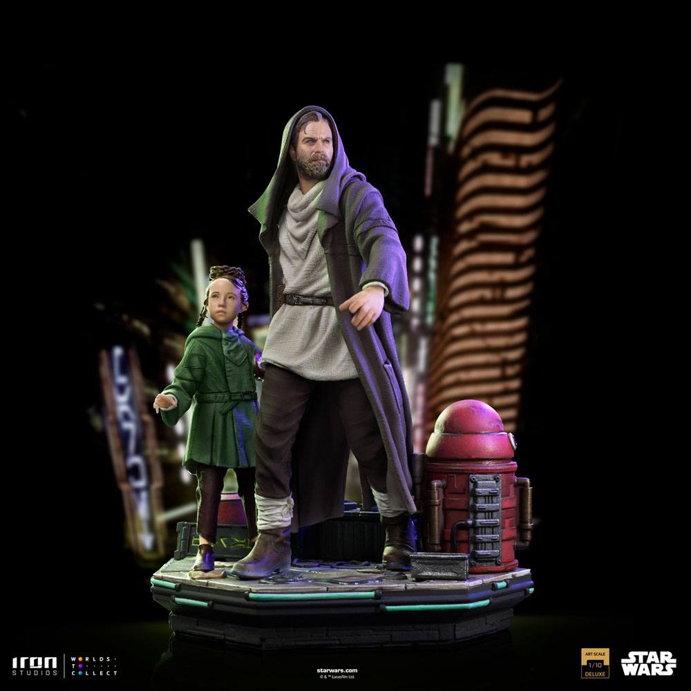 Star Wars: Obi-Wan Kenobi Deluxe Art Scale Statue 1/10 Obi-Wan & Young Leia