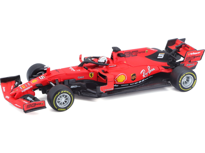 Bburago Racing F1 2020 1:43 Ferrari SF90 with driver S.Vettel + Showcase