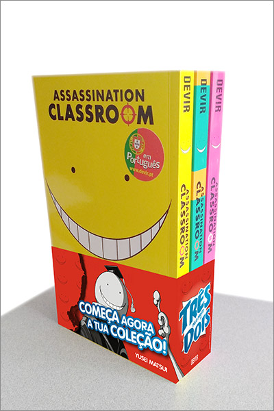 Mangá - Assassination Classroom Pack Vol. 1, 2 e 3 (Em Português)