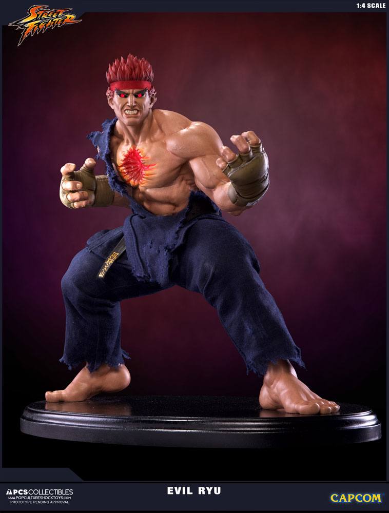 Street Fighter IV Statue 1/4 Evil Ryu 42 cm