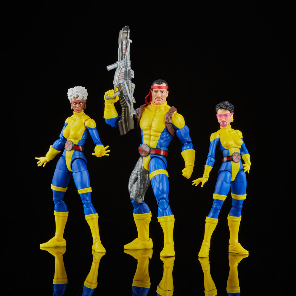 X-Men 60th Anniv. Marvel Legends AF 3-Pack Storm, Marv Forge, Jubilee 15 cm