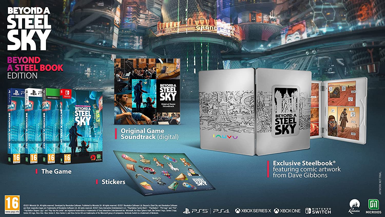 Beyond A Steel Sky Beyond A Steelbook Edition Xbox Series X (Novo)