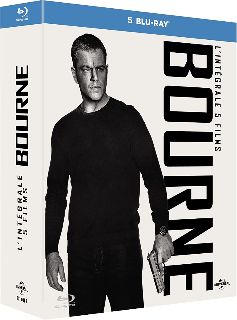 Pack The Bourne (Série integrale dos 5 filmes)  Blu-Ray (Novo)
