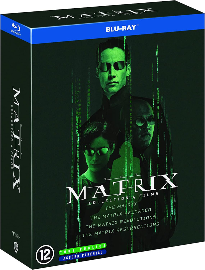 Matrix Collection 4 Films Blu-Ray (Novo)