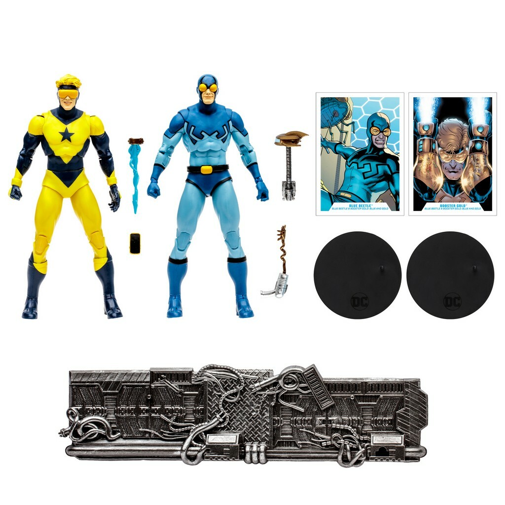 DC Comics: Blue Beetle and Booster Gold Action Figure 2-Pack 18 cm