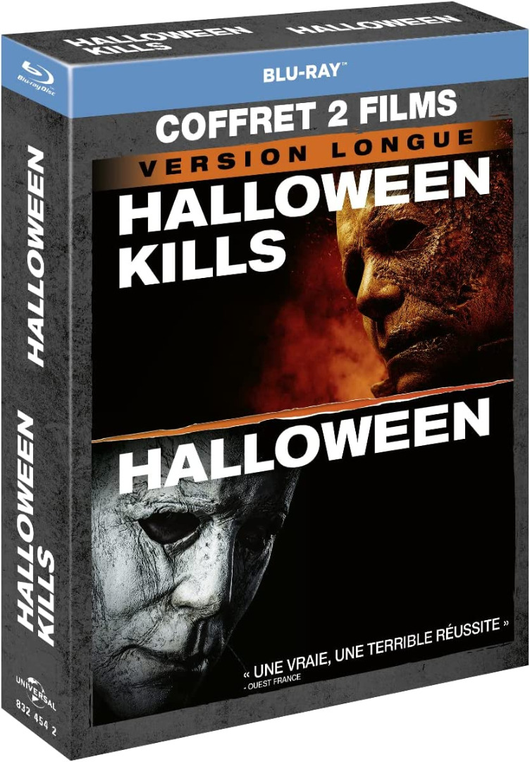 Halloween 2-Pack  Halloween (2018) + Halloween Kills (2021) Blu-Ray (Novo)