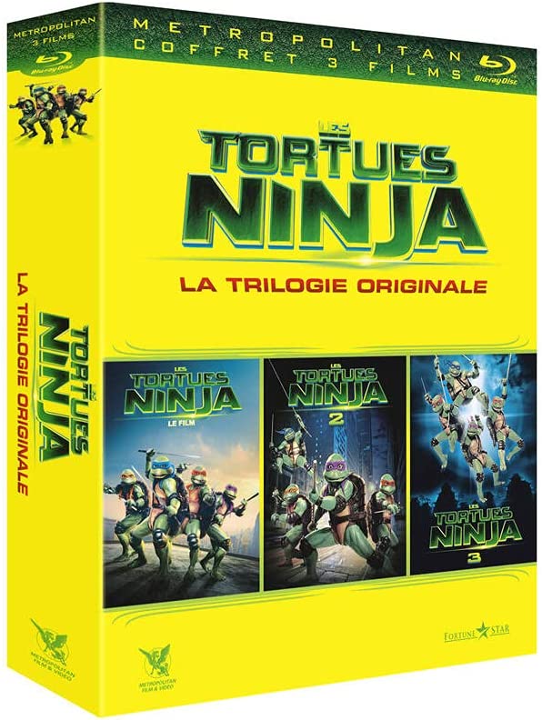 Teenage Mutant Ninja Turtles Triology (1,2,3) Blu-Ray (Novo)